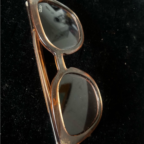 Quay WIDE AWAKE glasses brown eye wear accessory sunglasses - Picture 2 of 7